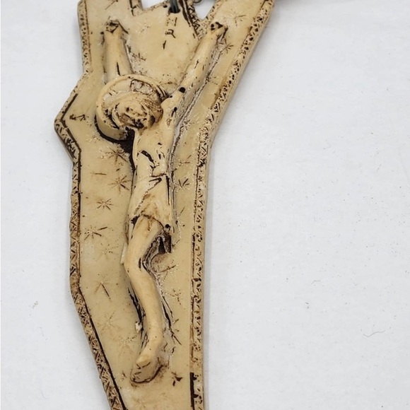 Large Wall Rosary Alabasterite 66" - Picture 3 of 12